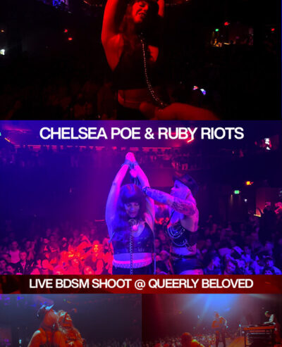 Chelsea Poe and Ruby Riots: Live BDSM Shoot